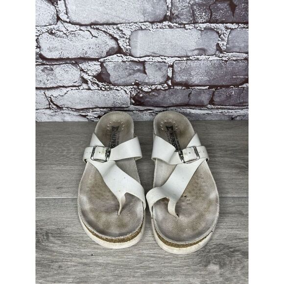 Mephisto Womens Sandals Helen Casual Buckle Strap Toe-Post Open Back Leather 39 - Picture 3 of 16